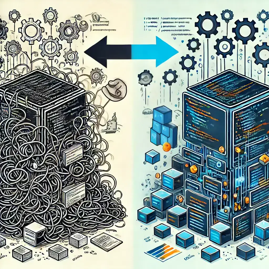 Learn how to transition legacy .NET code with strategies for refactoring, modularization, and integrating AI and automation for enhanced functionality.